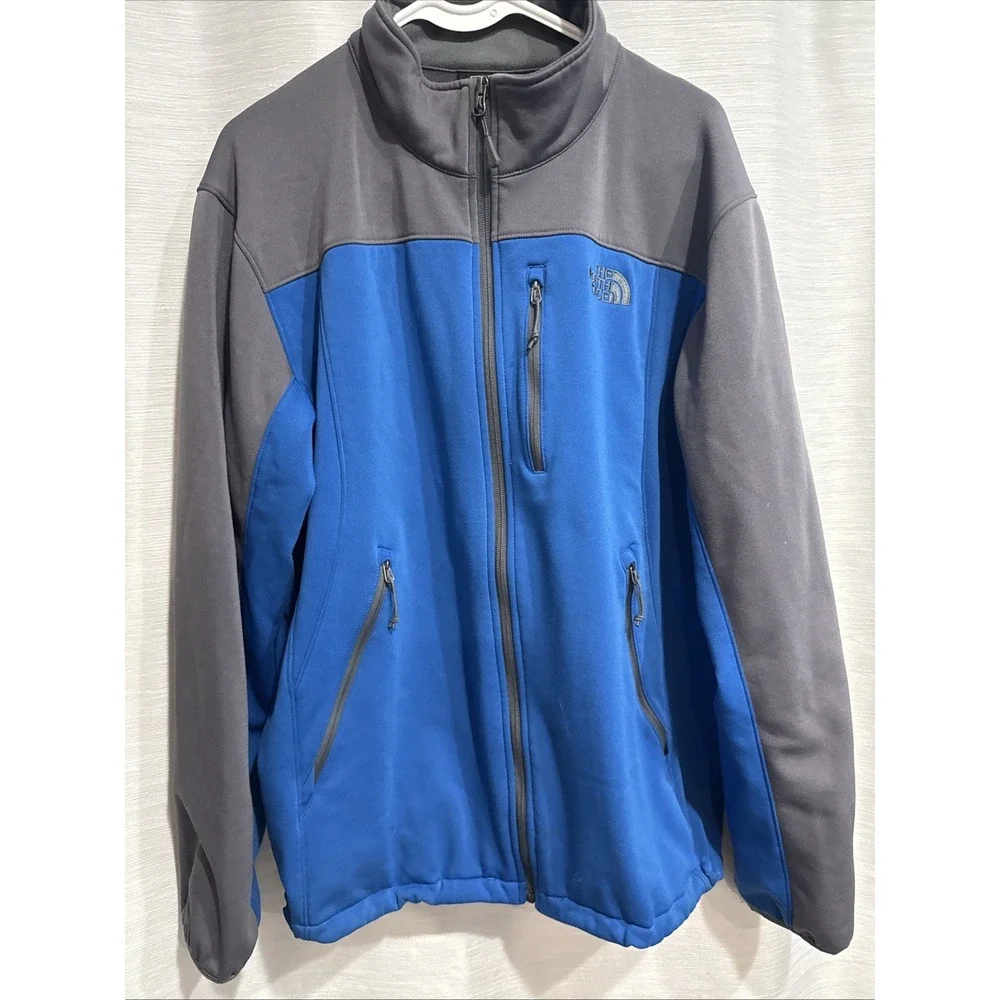 North Face Jacket Mens XL Long Sleeve Full Zip Outdoors Pockets Casual